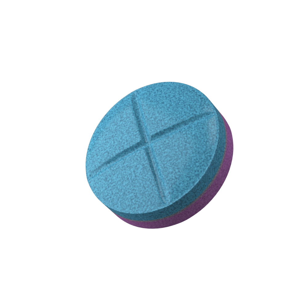 70mg 7-Hydroxy Tablets - Grape + Blueberry - Simply Tabs - 7