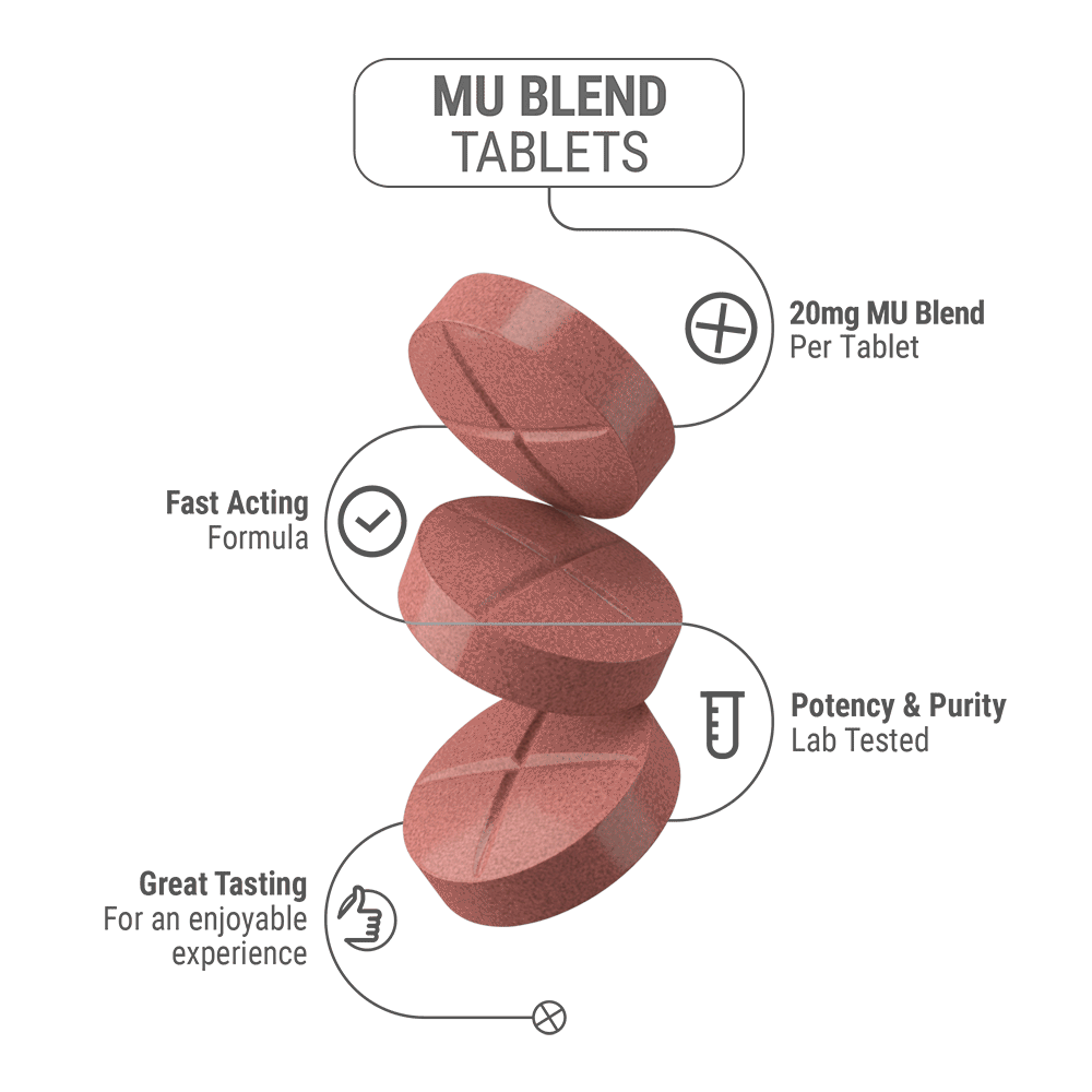 20mg MU Blend Tablets - Berries - Simply Tabs - 5