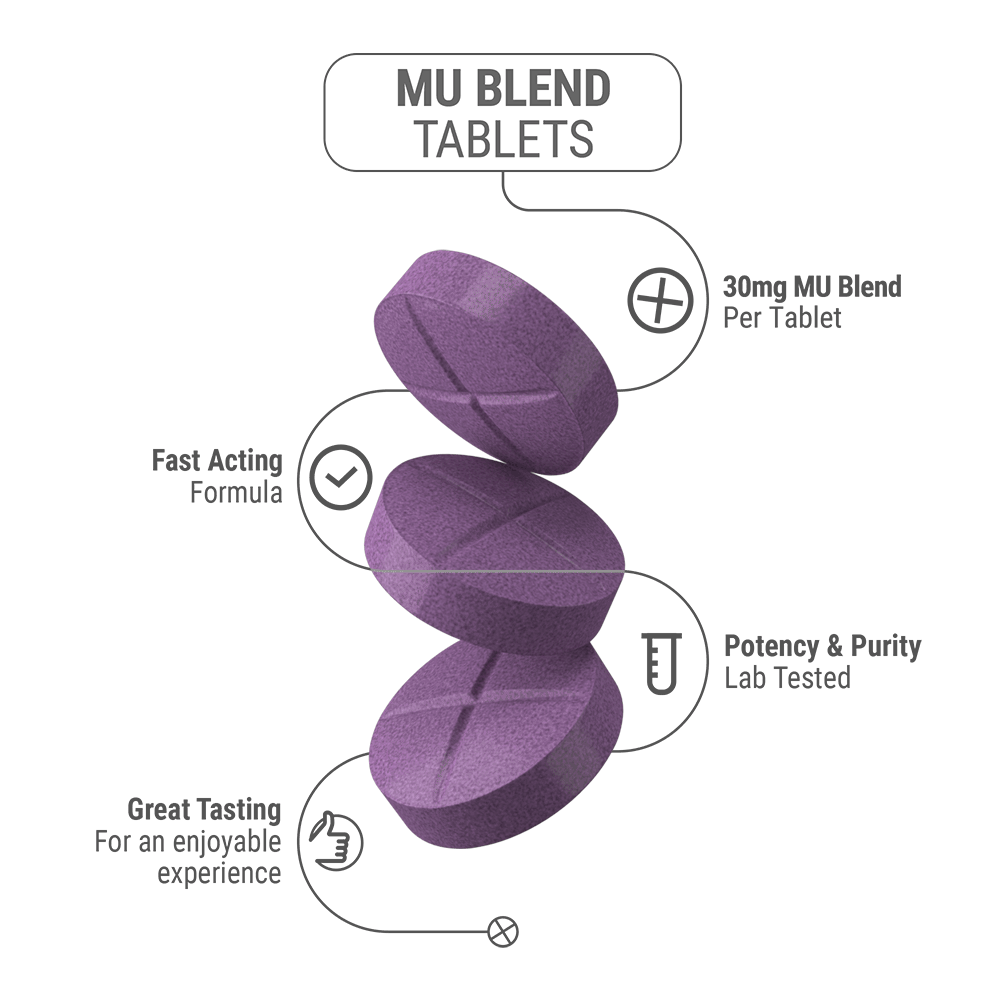 30mg MU Blend Tablets - Grape - Simply Tabs - 5