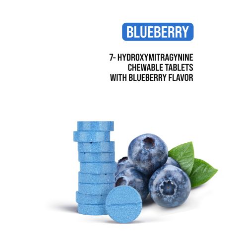 20mg 7-Hydroxy Tablets - Blueberry - Thumbnail 4