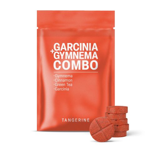 500mg - Garcinia + Gymnema Combo - Tangerine - Mood Tablets - Thumbnail 2
