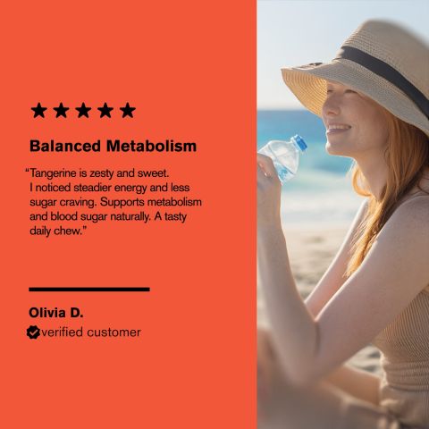 500mg - Garcinia + Gymnema Combo - Tangerine - Mood Tablets - Thumbnail 7