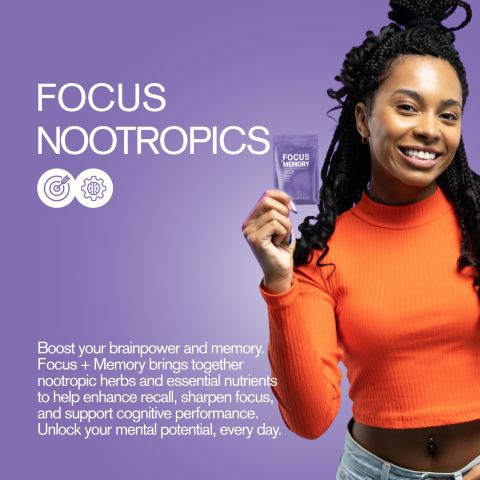 500mg - Focus + Memory - Blueberry Acai - Mood Tablets - Thumbnail 6