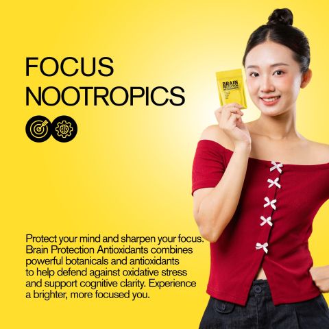 500mg - Brain Protection Antioxidants - Lemon Ginger - Mood Tablets - Thumbnail 6