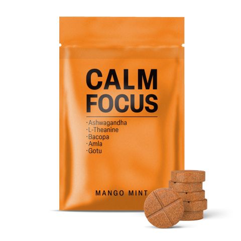 500mg - Calm Focus - Mango Mint - Mood Tablets - Thumbnail 2