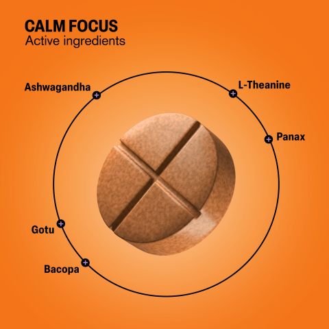 500mg - Calm Focus - Mood Tablets - Thumbnail 5