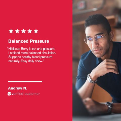 500mg - Blood Pressure Support - Hibiscus Berry - Mood Tablets - Thumbnail 7