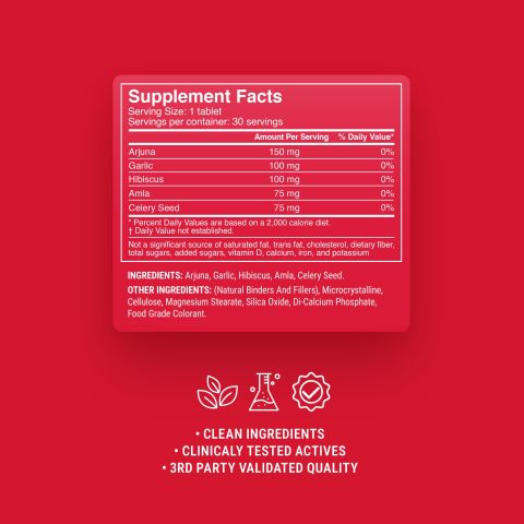 500mg - Blood Pressure Support - Hibiscus Berry - Mood Tablets - Thumbnail 9