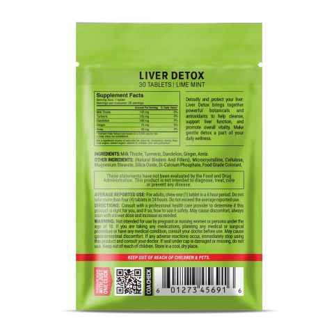 500mg - Liver Detox - Mood Tablets - Thumbnail 8