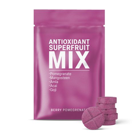 500mg - Antioxidant Superfruit Mix - Berry Pomegranate - Mood Tablets - Thumbnail 2