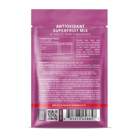 500mg - Antioxidant Superfruit Mix - Mood Tablets - Thumbnail 7