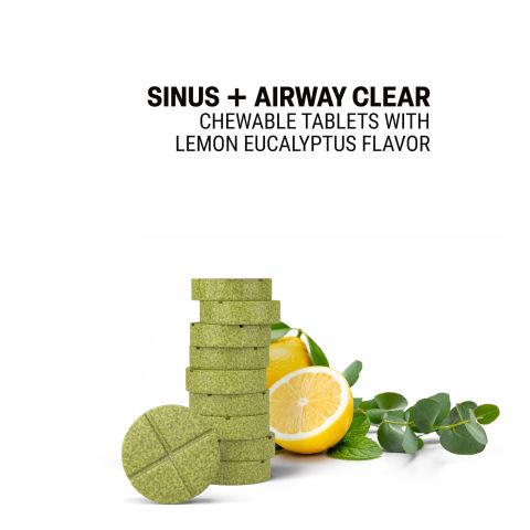 500mg - Sinus + Airway Clear - Lemon Eucalyptus - Mood Tablets - Thumbnail 4