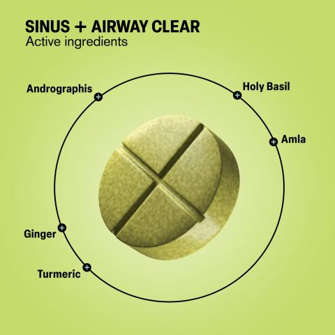 500mg - Sinus + Airway Clear - Lemon Eucalyptus - Mood Tablets - Thumbnail 5