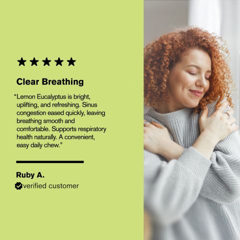 500mg - Sinus + Airway Clear - Lemon Eucalyptus - Mood Tablets - Thumbnail 7