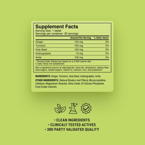 500mg - Sinus + Airway Clear - Lemon Eucalyptus - Mood Tablets - Thumbnail 9