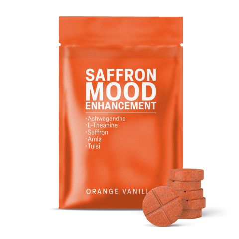 380mg - Saffron Mood - Orange Vanilla - Mood Tablets - Thumbnail 2