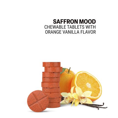 380mg - Saffron Mood - Orange Vanilla - Mood Tablets - Thumbnail 4
