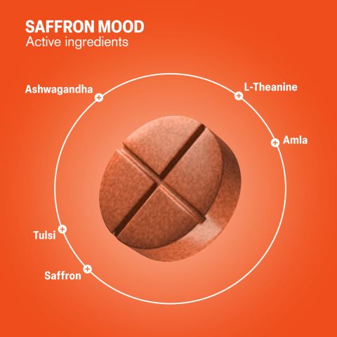 380mg - Saffron Mood - Orange Vanilla - Mood Tablets - Thumbnail 5