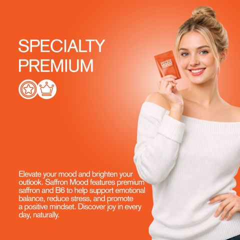 380mg - Saffron Mood - Orange Vanilla - Mood Tablets - Thumbnail 6
