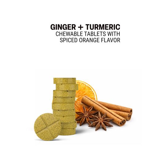 500mg - Ginger + Turmeric - Spiced Orange - Mood Tablets - Thumbnail 4