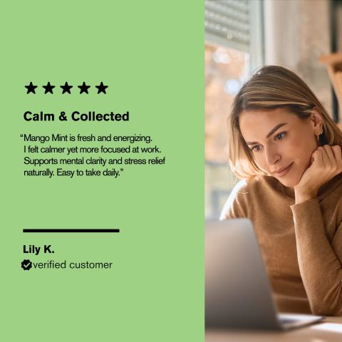 500mg - Calm Focus - Matcha Citrus - Mood Tablets - Thumbnail 7