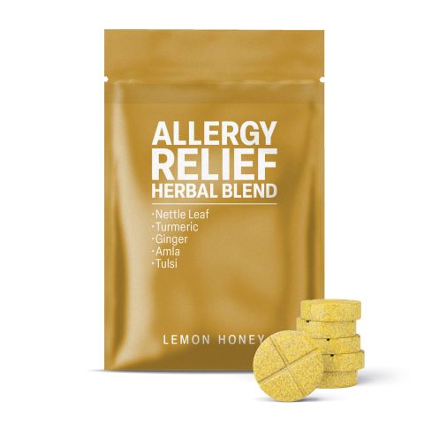 500mg - Allergy Relief - Lemon Honey - Mood Tablets - Thumbnail 2