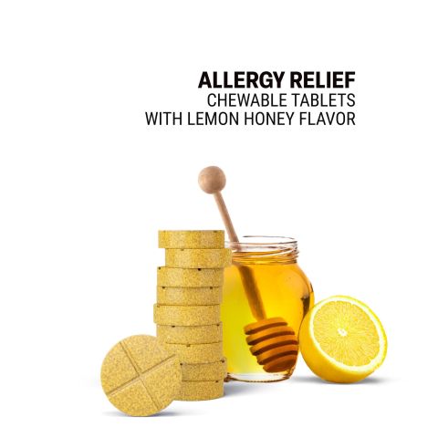 500mg - Allergy Relief - Lemon Honey - Mood Tablets - Thumbnail 4