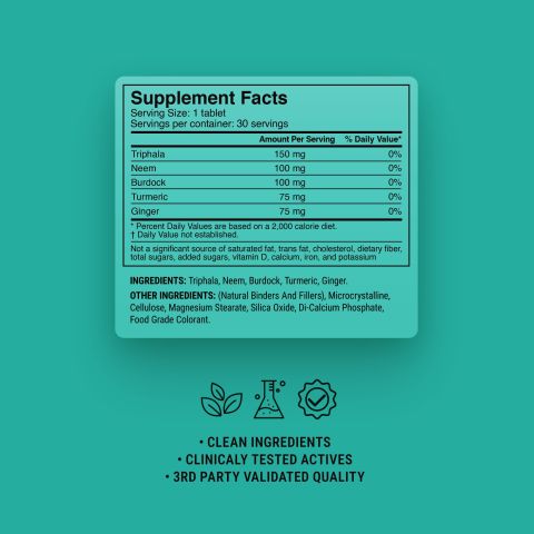 500mg - Daily Cleanse - Green Apple - Mood Tablets - Thumbnail 9