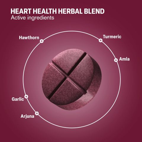 500mg - Heart Health Herbal Blend - Berry Citrus - Mood Tablets - Thumbnail 5