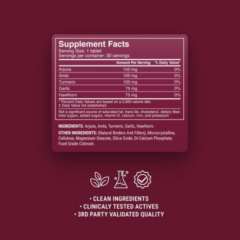 500mg - Heart Health Herbal Blend - Berry Citrus - Mood Tablets - Thumbnail 9