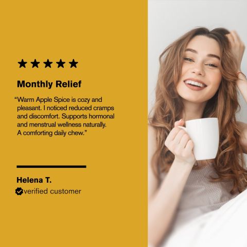 500mg - Cycle Comfort - Warm Apple Spice - Mood Tablets - Thumbnail 7