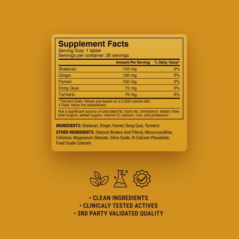 500mg - Cycle Comfort - Warm Apple Spice - Mood Tablets - Thumbnail 9