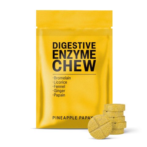 500mg - Digestive Enzyme - Pineapple Papaya - Mood Tablets - Thumbnail 2