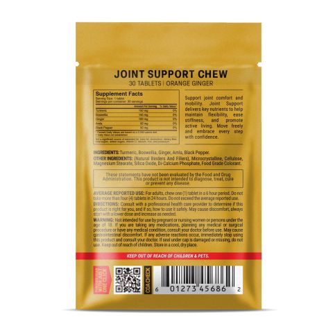 500mg - Joint Support - Orange Ginger - Mood Tablets - Thumbnail 8