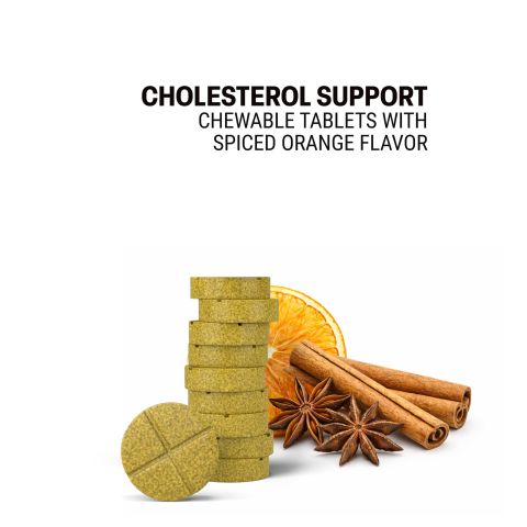 500mg - Cholesterol Support - Spiced Orange - Mood Tablets - Thumbnail 4