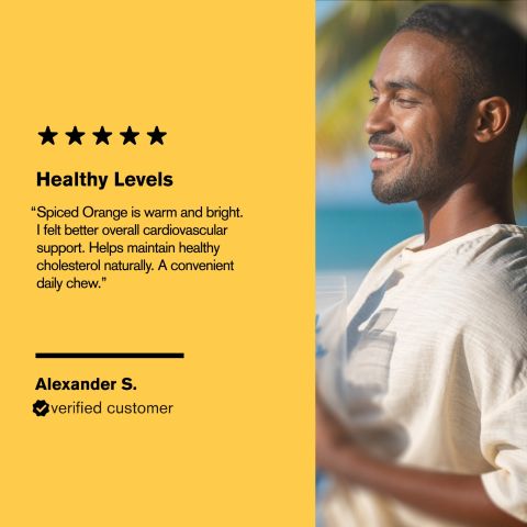 500mg - Cholesterol Support - Spiced Orange - Mood Tablets - Thumbnail 7