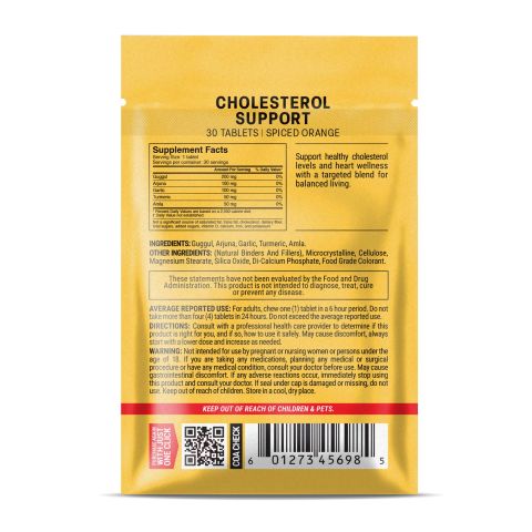 500mg - Cholesterol Support - Spiced Orange - Mood Tablets - Thumbnail 8