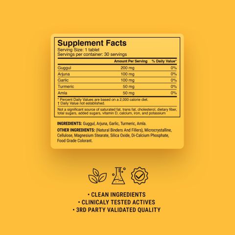 500mg - Cholesterol Support - Spiced Orange - Mood Tablets - Thumbnail 9