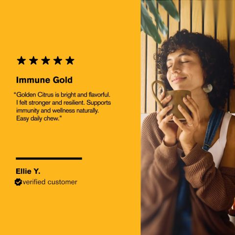 500mg - Asian Golden Immunity Blend - Golden Citrus - Mood Tablets - Thumbnail 7