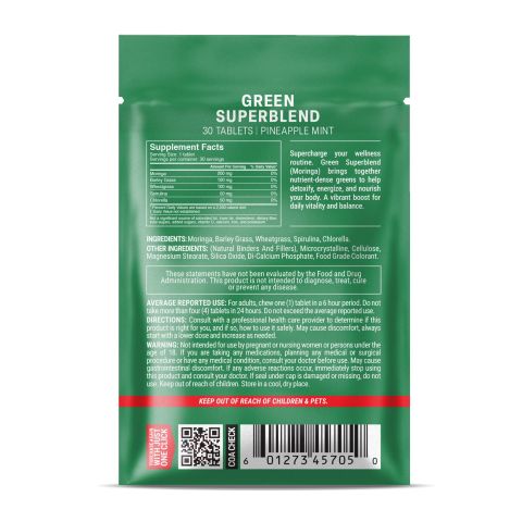 500mg - Green Superblend - Mood Tablets - Thumbnail 8