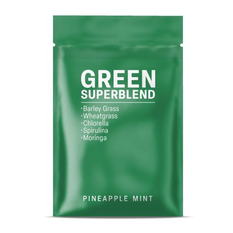 500mg - Green Superblend - Pineapple Mint - Mood Tablets - Thumbnail 3