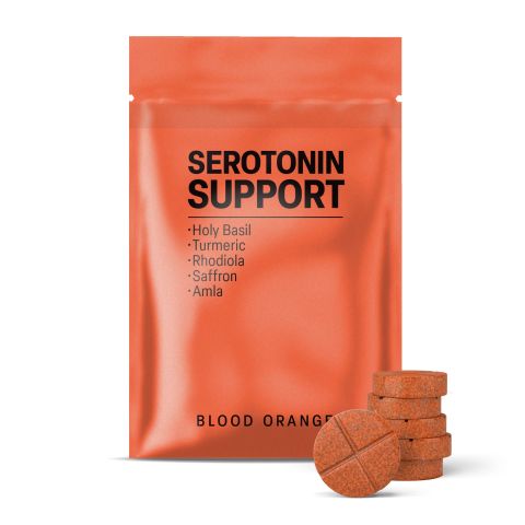 500mg - Serotonin Support - Blood Orange - Mood Tablets - Thumbnail 2