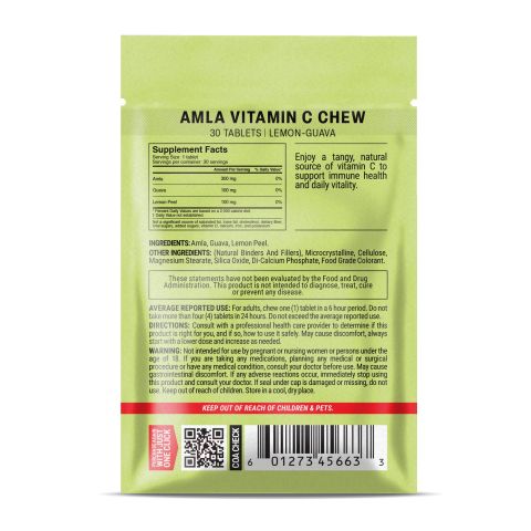 500mg - Amla Vitamin C - Lemon-Guava - Mood Tablets - Thumbnail 8