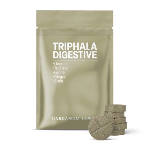 500mg - Triphala Digestive - Cardamom Lemon - Mood Tablets - Thumbnail 2