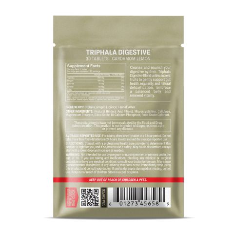 500mg - Triphala Digestive - Mood Tablets - Thumbnail 8