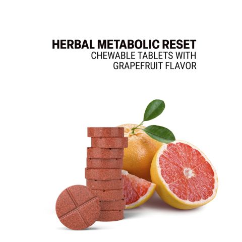 500mg - Herbal Metabolic Reset - Grapefruit - Mood Tablets - Thumbnail 4