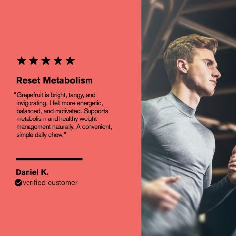 500mg - Herbal Metabolic Reset - Grapefruit - Mood Tablets - Thumbnail 7