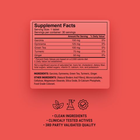 500mg - Herbal Metabolic Reset - Grapefruit - Mood Tablets - Thumbnail 9