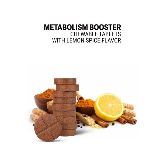 500mg - Metabolism Booster - Lemon Spice - Mood Tablets - Thumbnail 4