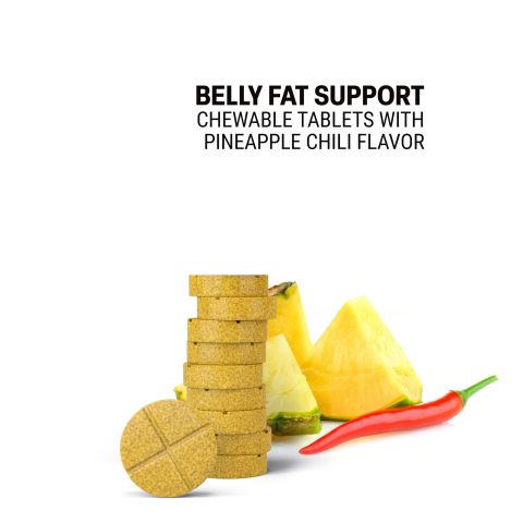 500mg - Belly Fat Support - Pineapple Chili - Mood Tablets - Thumbnail 4